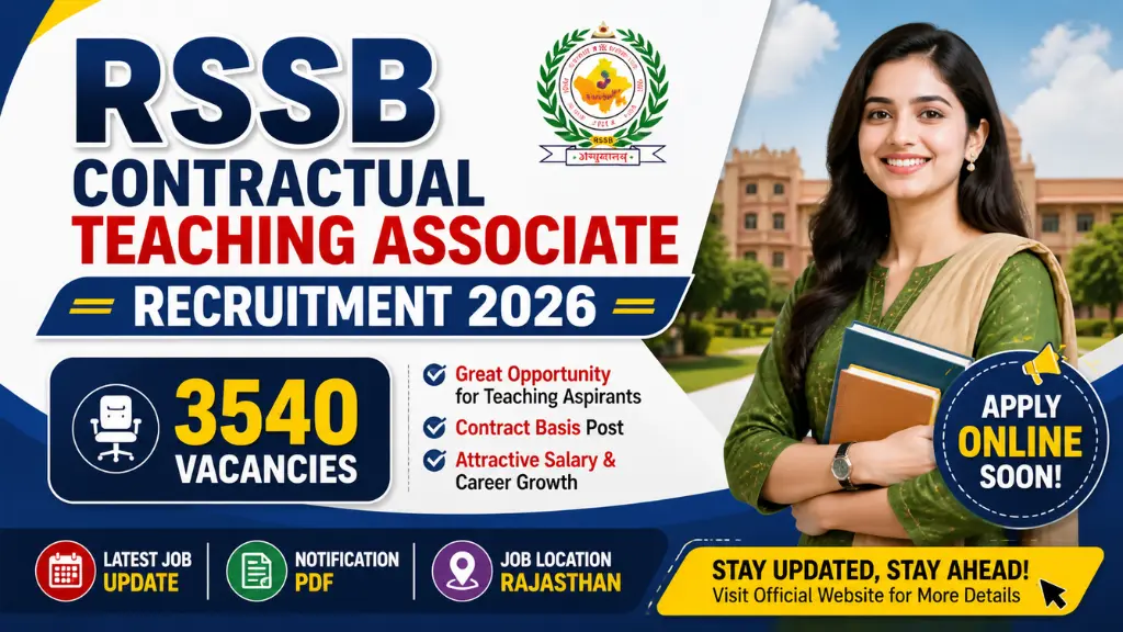 RSSB Contractual Teaching Associate Recruitment 2026